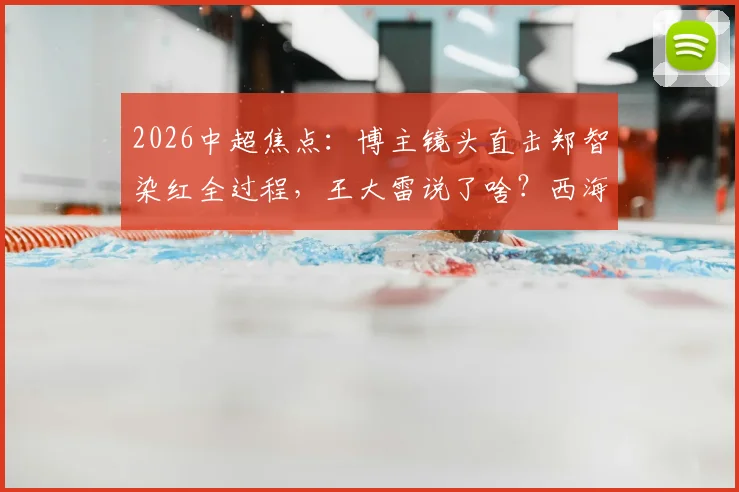 2026中超焦点:博主镜头直击郑智染红全过程,王大雷说了啥?西海岸教练组为何拦不住他,深度剖析冲突根源