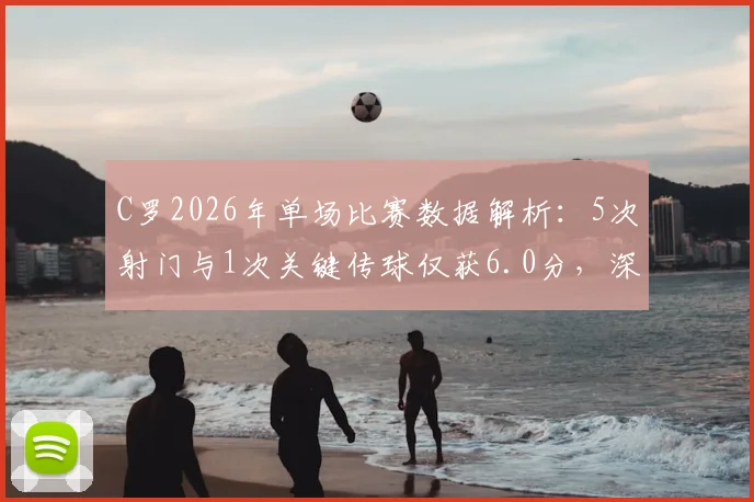 C罗2026年单场比赛数据解析：5次射门与1次关键传球仅获6.0分，深度分析其近期状态与评分原因